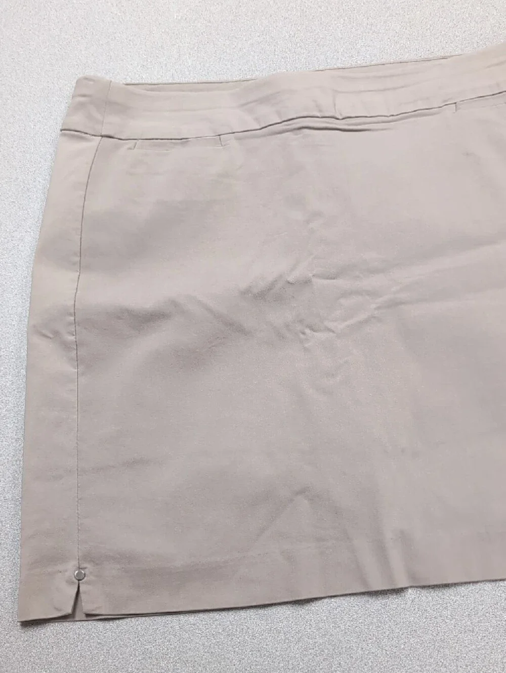 Kim Rogers Beige Tailored Skort